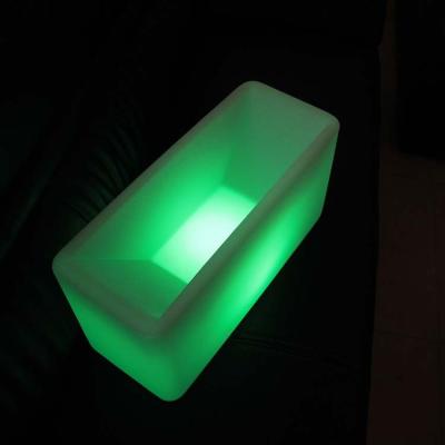 China Modern Led Remote Control Battery Operated Garden Lawn Lamp Giant Indoor Decorative Planters Pots Garden Light for sale