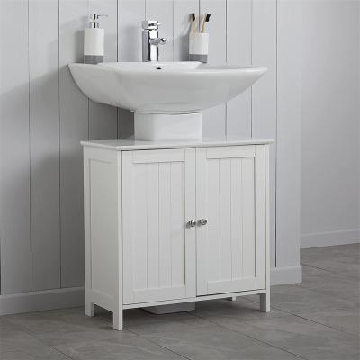 China Modern Design American Modern Design Pedestal Sink Position Bathroom Vanity Floor Storage Cabinet for sale