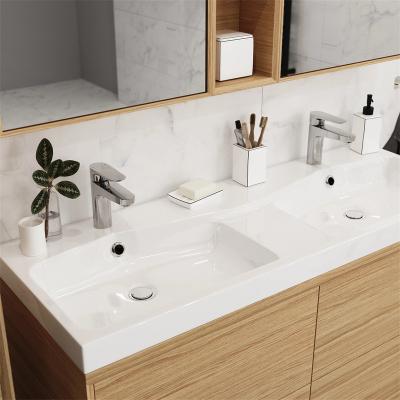 China Traditional Good Quality Square Counter Top Resins Basin Bathroom Sink Wash Basin Sanitary Ware for sale