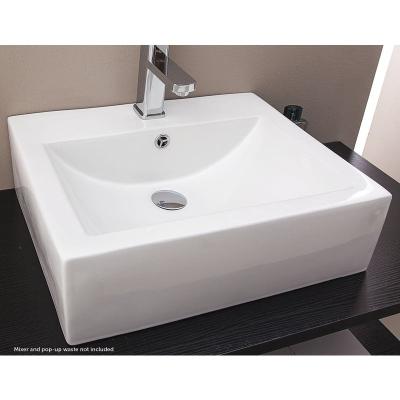 China Wholesale Price Rectangle Table Top Modern Traditional Art Resin Hand Wash Basin Bathroom Sink for sale