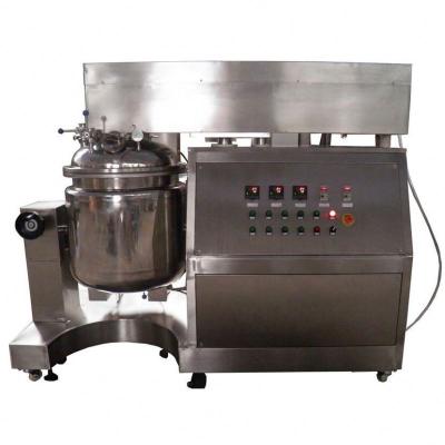 China Liquid With Suspended Solids Vacuum To Emulsify Homogenizer Cosmetic Cream Making Machine for sale