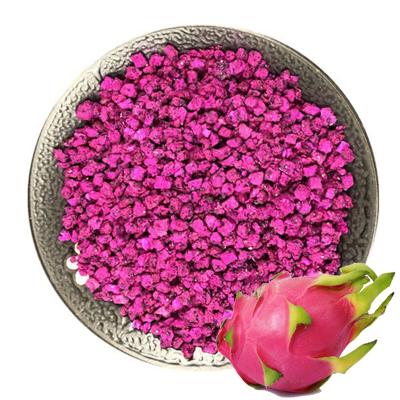 China FROZEN Healthy Fruit Snacks Freeze Dried Freeze Dried Pitaya Granules Loose Pitaya for sale