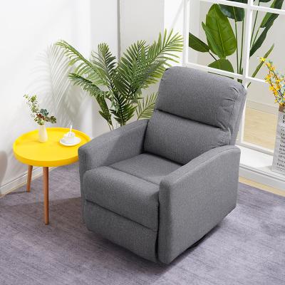 China Modern Recliner Fabric Sofa (Other) Living Room Furniture Single Seater Adjustable Armrest Multifunction Rocking Sofa for sale