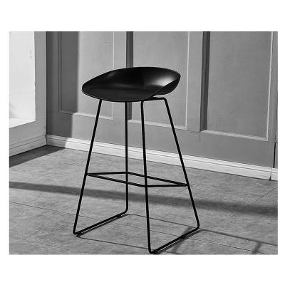 China New Next Simple Designs Bar Furniture Wholesale Stainless Steel Leg Bar Chair Modern Fashion Industrial Simple Designs Cafe Chair for sale