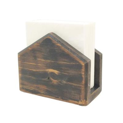 China New Contemporary Style Creative Tissue Box Fashion Tissue Box High Quality Wood for sale