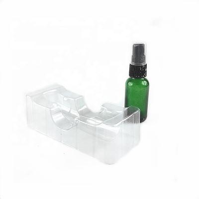 China Free Sample Disposable Customized PVC Blister Cosmetic Packing Blister Tray For Perfume Bottle for sale