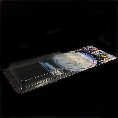 China Disposable Clear Disposable Blister Card Slide PVC Plastic Packing For Mobile Phone Case for sale