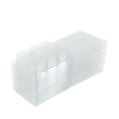 China Wholesales Disposable PVC PET Wax Melts Clear Plastic Clamshell Containers For Candles for sale