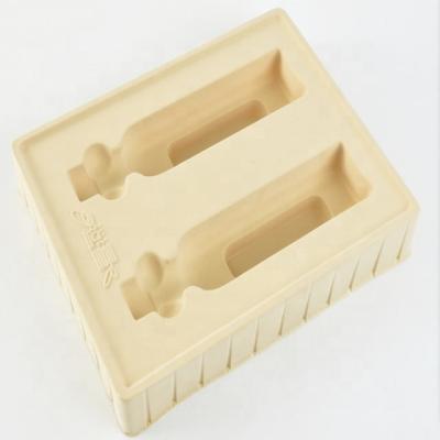 China High Quality Disposable Plastic Packaging Tray Blister Insert Tray Folding Flocking Box For Red Wine for sale