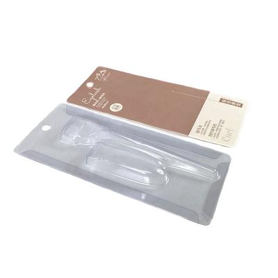 China Disposable Clear PVC Slide Blister Pack With Insert Paper Card for sale