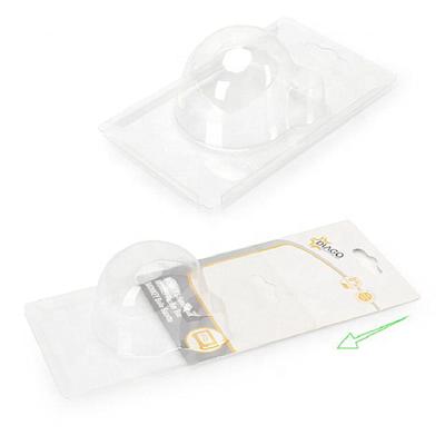 China Factory Sales Disposable Clear PVC Slide Blister Case Packing With Insert Carton for sale