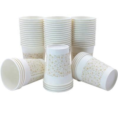 China Disposable Reusable Eco Drinks 16oz Single Wall Paper Hot Coffee Cup for sale