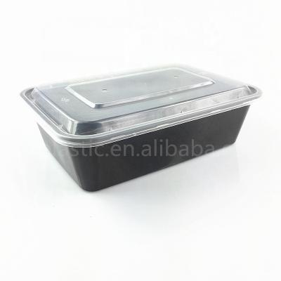 China Disposable high quality plastic transparent lunch box food packaging containers for sale