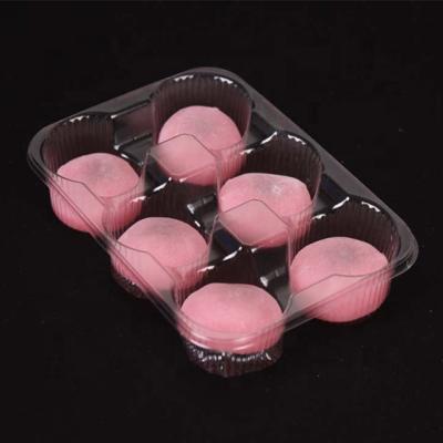 China Food Grade Disposable Blister Transparent Food Packaging Plastic Insert Tray For Snack for sale