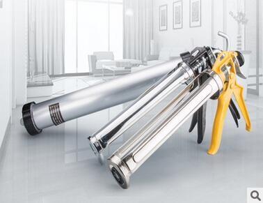 China KM Rotary Heavy Duty Caulking Gun Stainless Steel Caulking Gun for sale