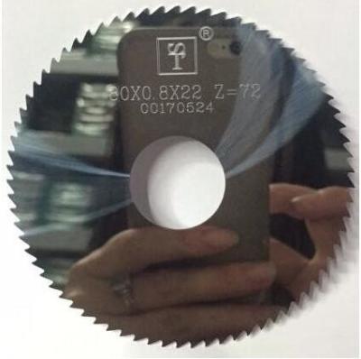 China KM  Solid carbide slitting cutter circular saw blade for metal cutting en venta