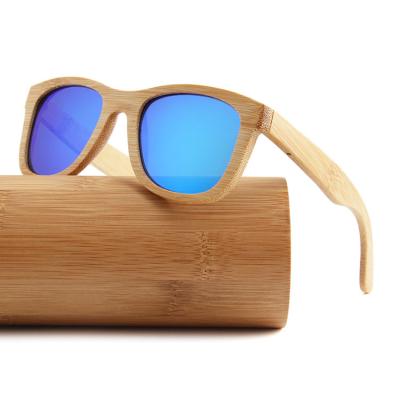 China Bambu 2020 fashion sun glasses OEM polarized sol nits bamboo sunglasses for sale