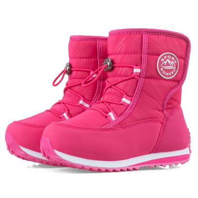 China Waterproof Kids Boots Winter Shoes Faux Fur Anti-Skid Boots Outdoors for sale