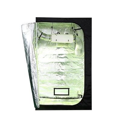 China Custom 4x4ft 120x120x200cm Size Commercial Hydroponics Easily Assembled Vegetable Planting Grow Box 600d Mylar Indoor Greenhouse Grow Tent for sale