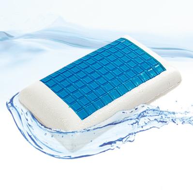 China Elastic Memory Gel Memory Foam Pillow with Aloe Vera Fabric Cover YSDK0004 for sale