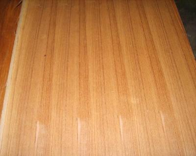 China Paper backed with flexi teak veneer rectangle for sale