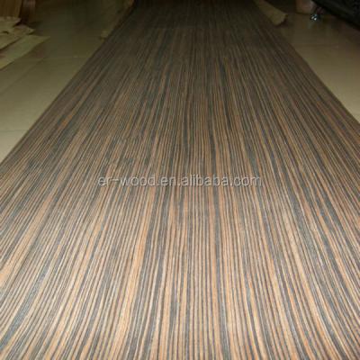 China Best Price Macassar Ebony Engineered Wood Veneer Rectangle for sale