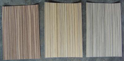 China high grade zebrano veneer wood veneer for furniture Recrangle for sale