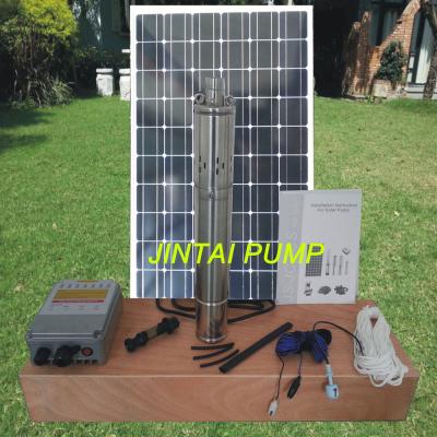 China 48V Stainless Steel Solar Submersible Pump For Irrigation , JS4-3.6-80 for sale