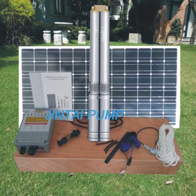 China High Efficiency DC Electric 60M Head Deep Well Solar Pumps JC4-4.0-60 for sale