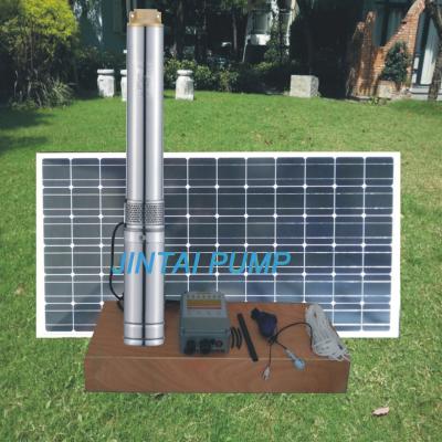 China 3 inch DC Solar Bore Pump , Solar Water Pump For Garden JC3-3.6-33 for sale