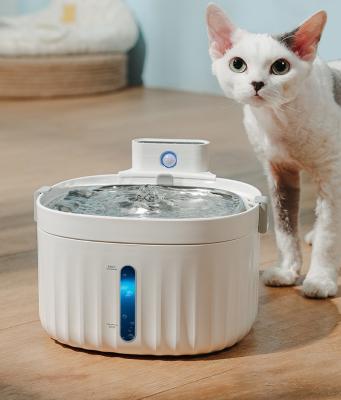 China 2021 Automatic Sensor Sensing Automatic Water Fountain Bowl For Cats Dog Cats Fountain Wet Led Water With Filter for sale