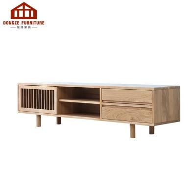 China Factory Wholesale Solid Wood Made Wooden Windsor Tv Cabinet Lcd Tv Stand Rack for sale