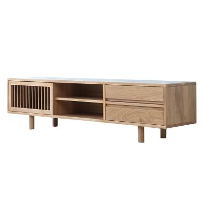 China Japanese Style Solid Wood TV Stand Cabinet Solid Wood Display Led Stand for sale