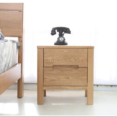 China Retro Customizable Wood Stand Solid Wood Bedside Nightstand for sale