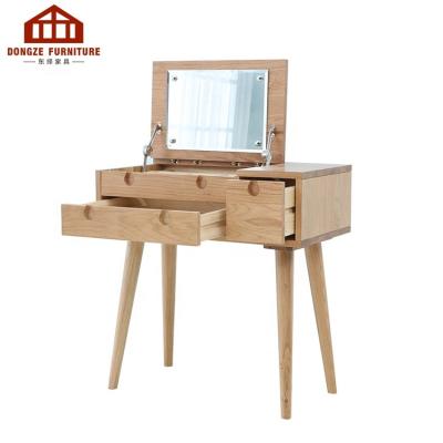 China Hot Sale Modern Design Solid Wood Solid Wood Dressing Table for sale