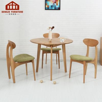 China Solid Wood Simple Design Solid Wood American Modern Outdoor Dining Chair for sale