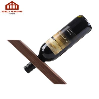 China Modern Design Single Viable Wine Bottle Wooden Wine Rack Rack for sale