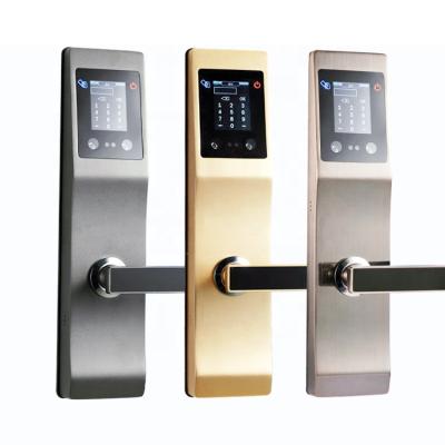 China Family Face ID Recognition Palmprint Access Keyless Smart Door Lock With Camera for sale