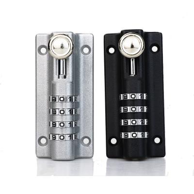 China 4 Digit Combination Door Bolt Zinc Alloy Slide Lock Modern Wooden Cabinet Latch Door Latch Lock for sale