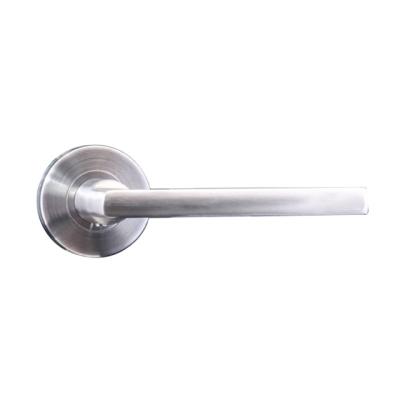 China Modern L Type European Stainless Steel Door Handle For Interior Door for sale