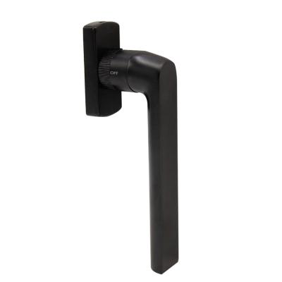 China Modern Black Color Aluminum Window Handle for sale