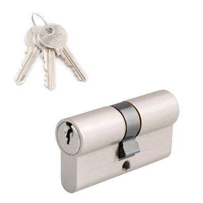 China Emergency Function High Security Euro 60mm Solid Brass 5 Pin Cylinder Door Lock For Wooden Door for sale