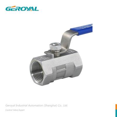 China Industrial Stainless Steel PTFE PN 1.0 1.6 2.0 2.5 4.0 Mpa Internal Threaded Manual Ball Valve Price for sale