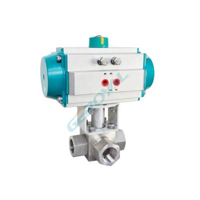 China Industrial Pneumatic High Pressure Welding Ball Valve A105 304 for sale