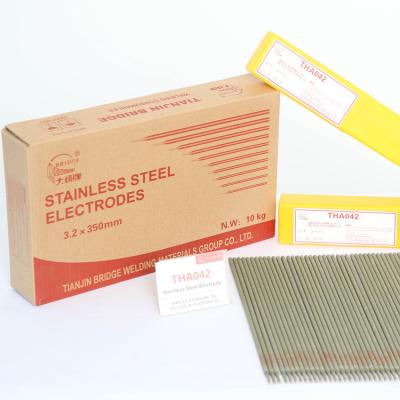 China China Tianjin /Rod Stainless Steel Bridge Brand Stainless Steel Welding Electrode AWS E308L-16 E316L-16 for sale