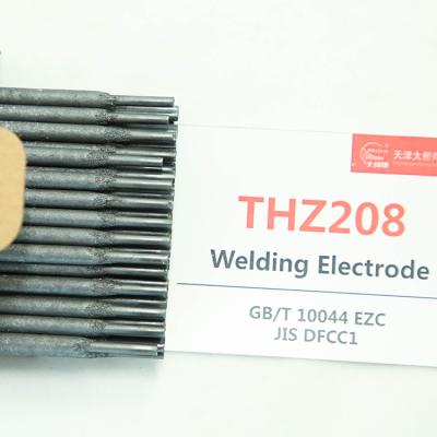 China Gray Iron Tianjin Castings BRIDGE Welding Rod Defects AWS ECZ Gray Iron Castings THZ208 for sale