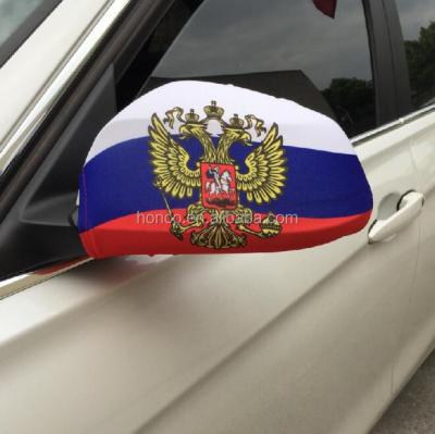 China Auto side mirror flag car mirror cover Russia PENNANT side mirror Russian sock for sale