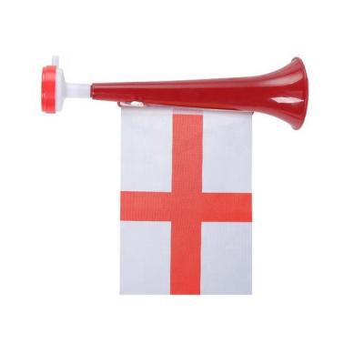 China 2022 football match WM England football trumpet football fans horn with english flag for sale