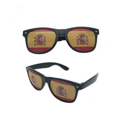 China 2022 Sports Sunglasses Spain Soccer Fans Glasses French Flag Defender Sunglasses for sale