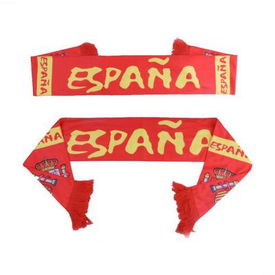 China WK2022 Promotion Spain Fleece Scarf Defender Artificial Wool French Scarf for sale